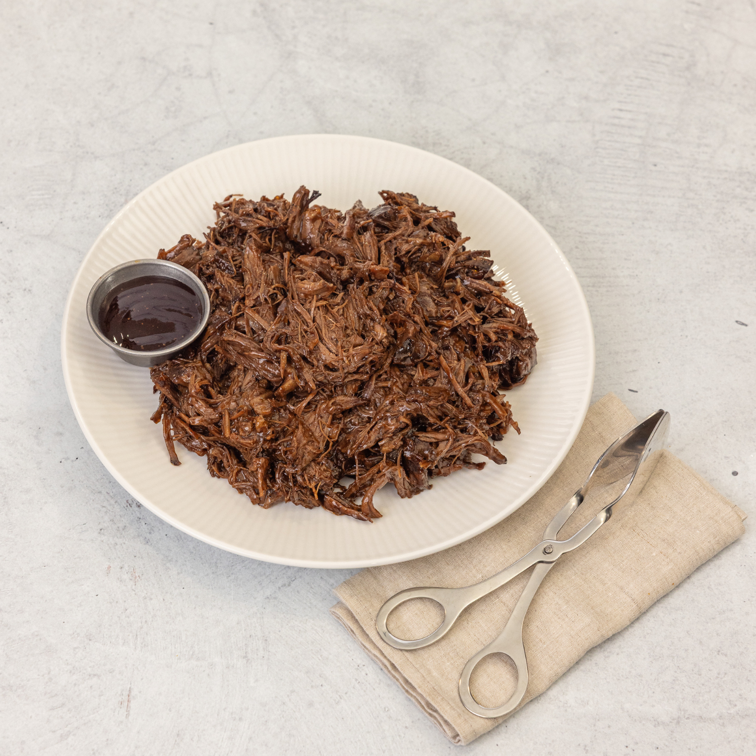 Slow-Cooked Texas BBQ Pulled Beef (GF)